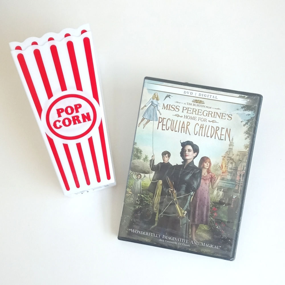 Miss Peregrine's Home For Particular Children DVD Popcorn Containers Tim Burton